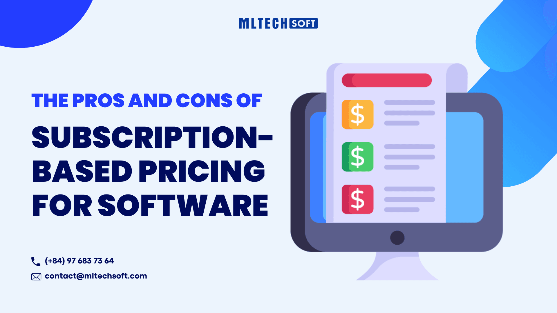 The Pros and Cons of Subscription-Based Pricing for Software